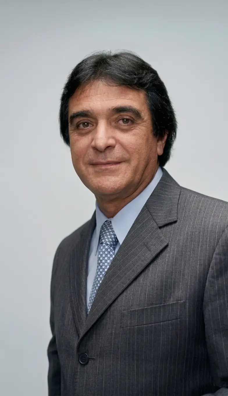 Retrato del Cr. Jorge Alberto Paganetti, presidente del Consejo Profesional de Ciencias Económicas de Salta durante el período 2003 - 2006 y 2006 - 2009