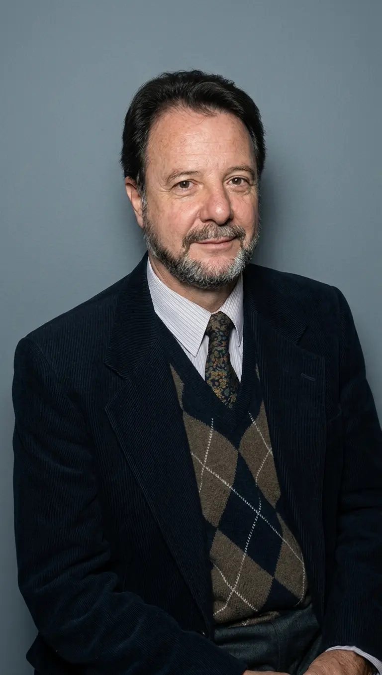 Retrato del Cr. Juan José Fernandez, presidente del Consejo Profesional de Ciencias Económicas de Salta durante el período 1994 - 1997