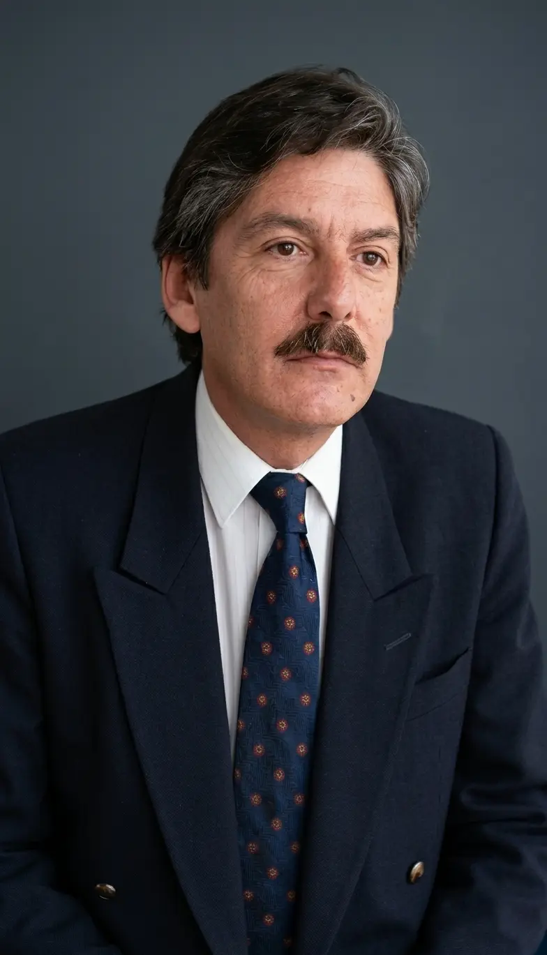 Retrato del Cr. Roberto Luis Orce, presidente del Consejo Profesional de Ciencias Económicas de Salta durante el período 1983 - 1985