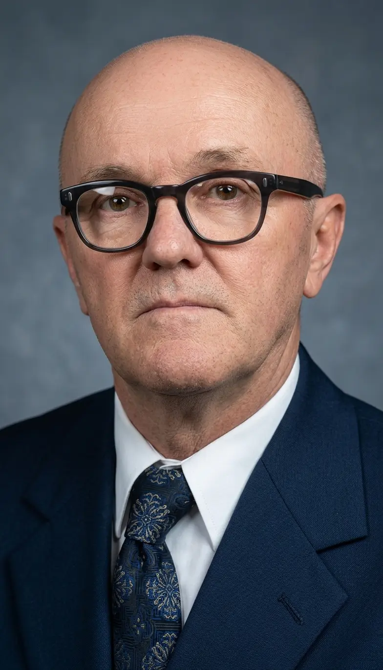 Retrato del Cr. Francisco Iacuzzi, presidente del Consejo Profesional de Ciencias Económicas de Salta durante el período 1959 - 1962