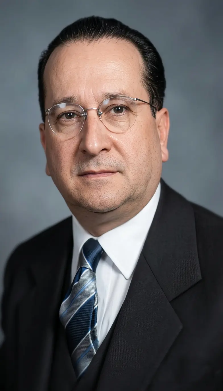 Retrato del Cr. Nicolás Vico Gimena, presidente del Consejo Profesional de Ciencias Económicas de Salta durante el período 1945 - 1951