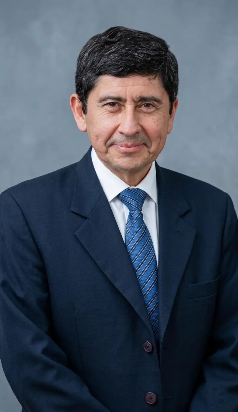 Retrato del Cr. Néstor Daniel Cáseres, presidente del Consejo Profesional de Ciencias Económicas de Salta durante el período 2024 - 2027