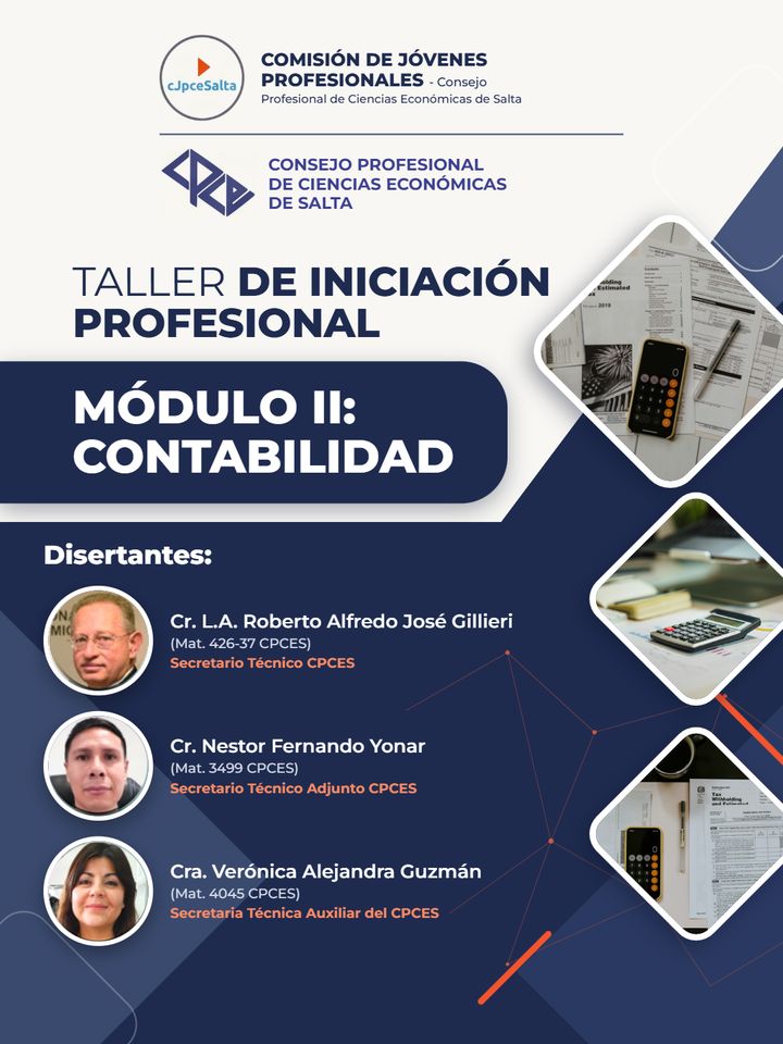 Flyer del Módulo II: Contabilidad