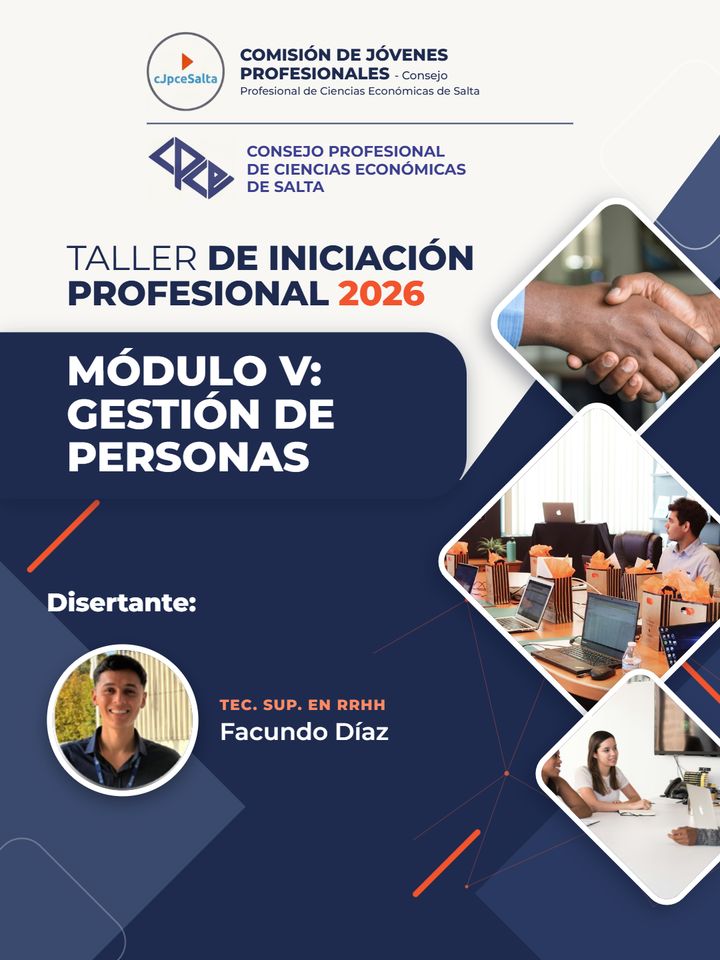 Flyer del Módulo V: Gestión de Personas